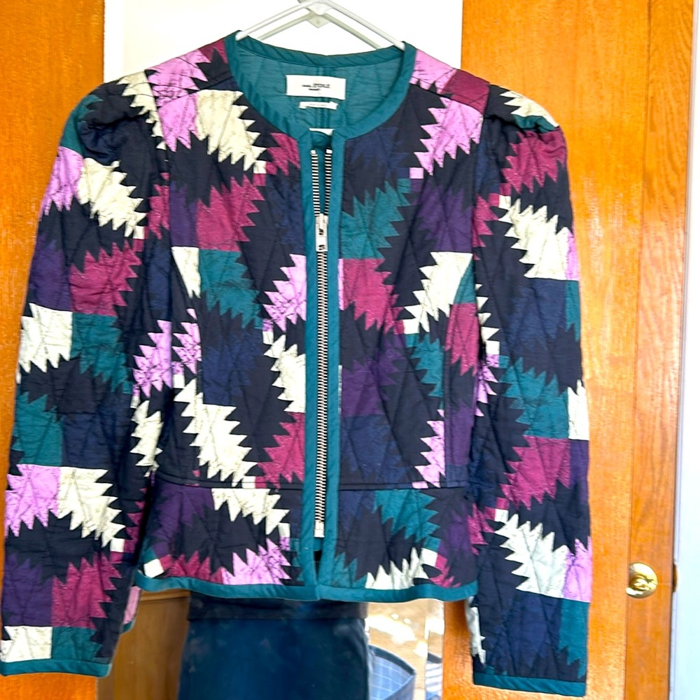 Isabel Marant Multicolor Quilted Blazer